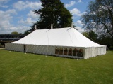 Traditional canvas marquee 