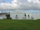Exterior of marquee at Goodwood Festival of Speed