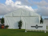 Exterior of marquee at Goodwood Festival of Speed